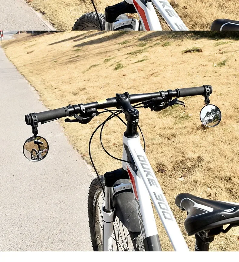 2PCS Bicycle Rearview Mirror 360 Degree Adjustable Rotatable Universal Cycling Handlebar Rear View Mirrors for MTB Road Bike - Image 16