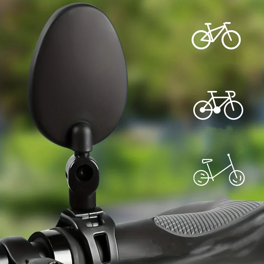 2PCS Bicycle Rearview Mirror 360 Degree Adjustable Rotatable Universal Cycling Handlebar Rear View Mirrors for MTB Road Bike - Image 6