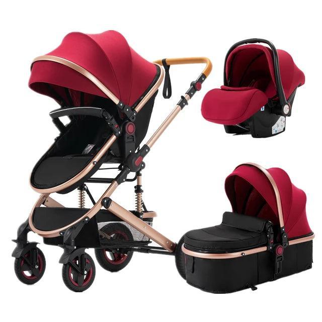 Baby Stroller - Portable Travel Folding Pram - Image 3