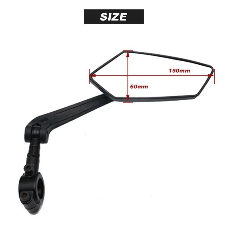 Bicycle Rear View Mirror Reflector/ Adjustable - Image 4