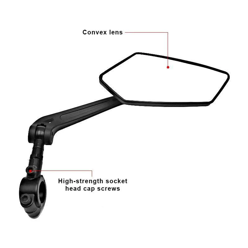Bicycle Rear View Mirror Reflector/ Adjustable - Image 6