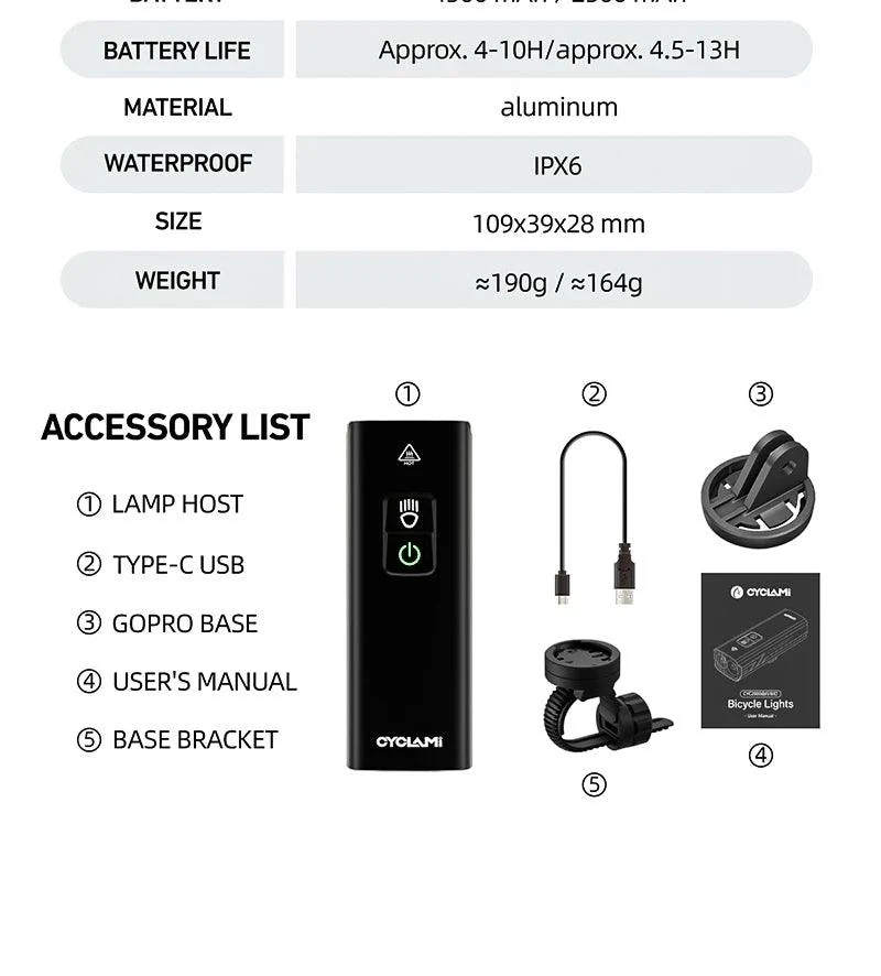 CYCLAMI Bicycle Light - Image 18