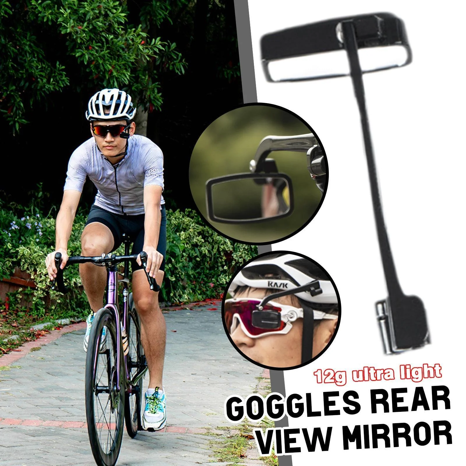 Cycling Goggles Rear View Mirror - Image 7