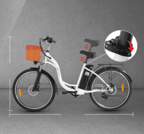 DYU C6 Upgraded Electric Bike - Image 5