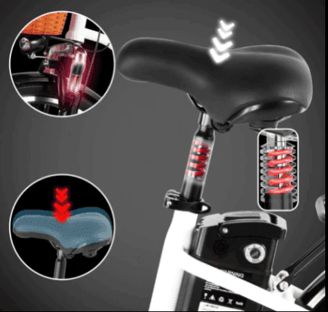 DYU C6 Upgraded Electric Bike - Image 7