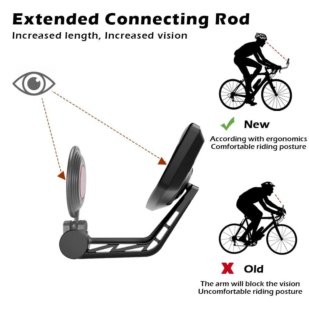 Easy Do Bicycle Handlebar Rear View Mirror 360 Rotate - Image 11