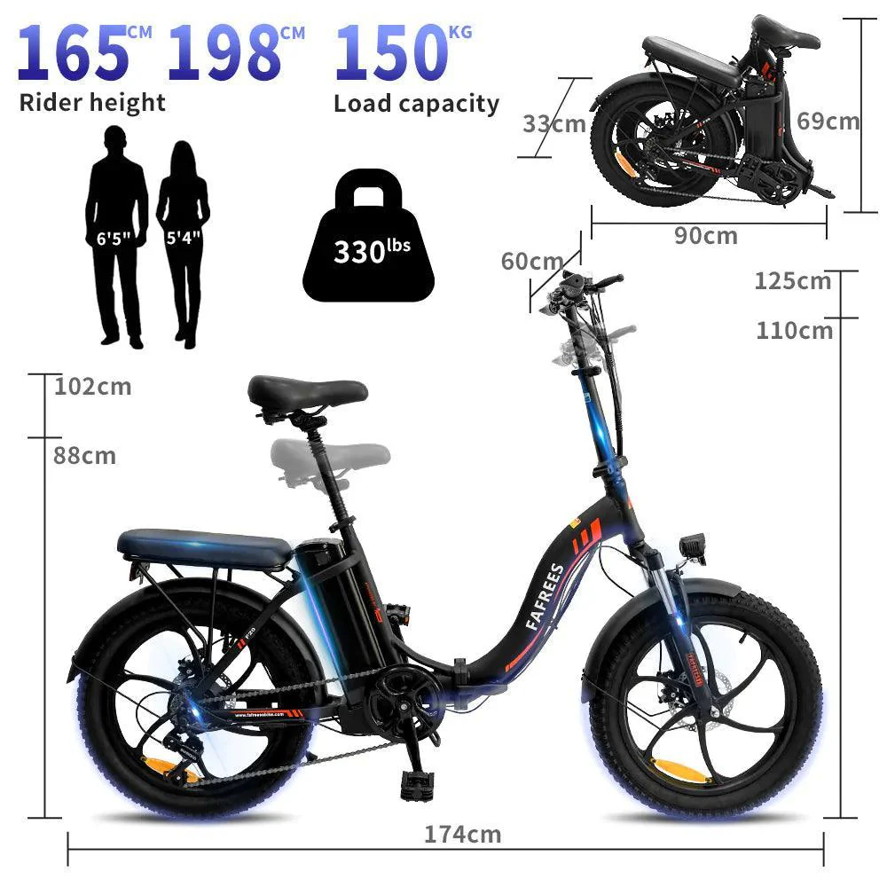 FAFREES F20 Folding Electric Bike - Image 20