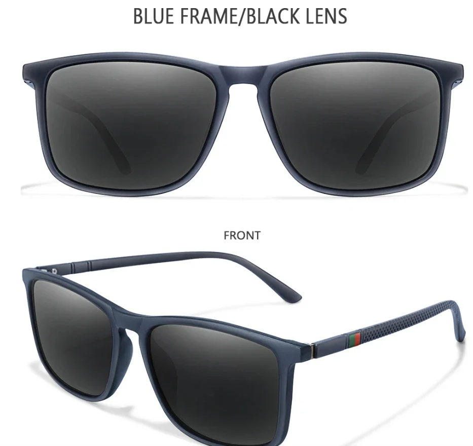 Fashion Square Polarized Cycling Sunglasses Men Women Driving Fishing Luxury Brand Designer Sun Glasses Eyewear UV400 - Image 7