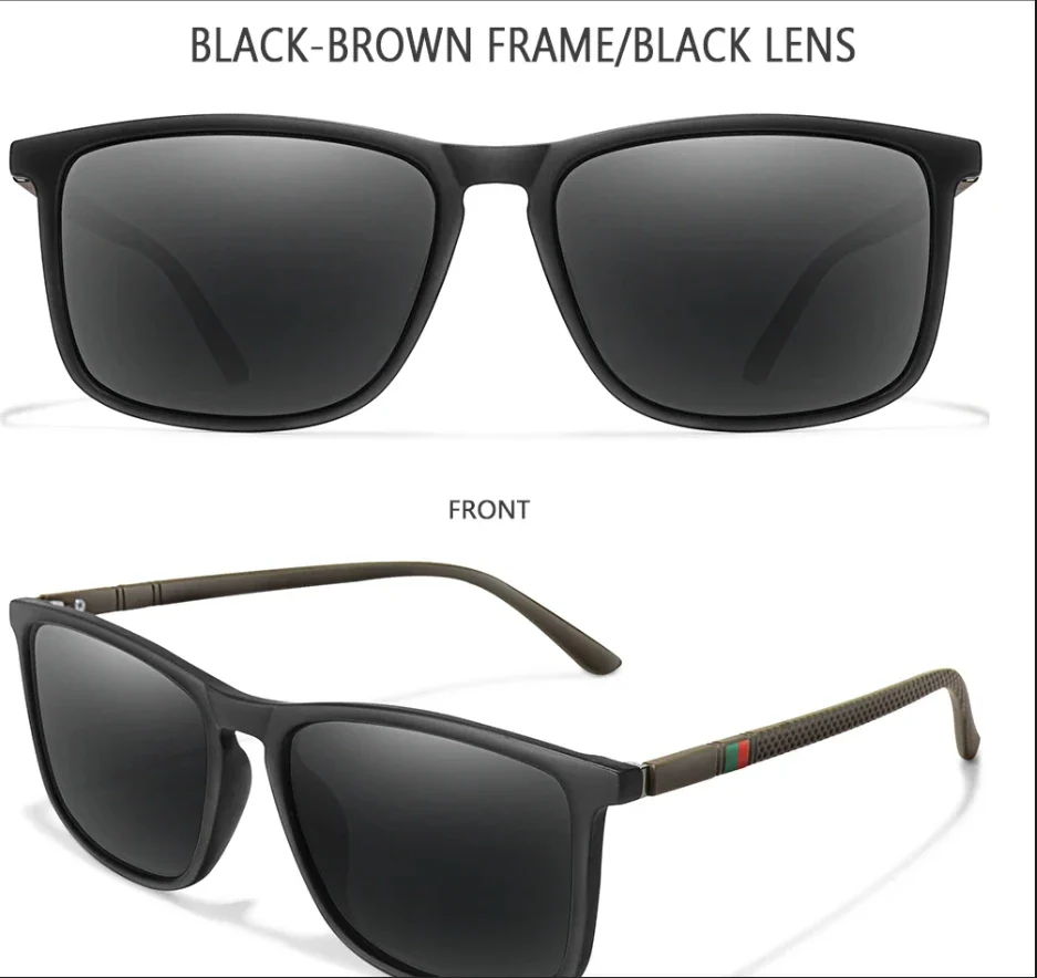 Fashion Square Polarized Cycling Sunglasses Men Women Driving Fishing Luxury Brand Designer Sun Glasses Eyewear UV400 - Image 8