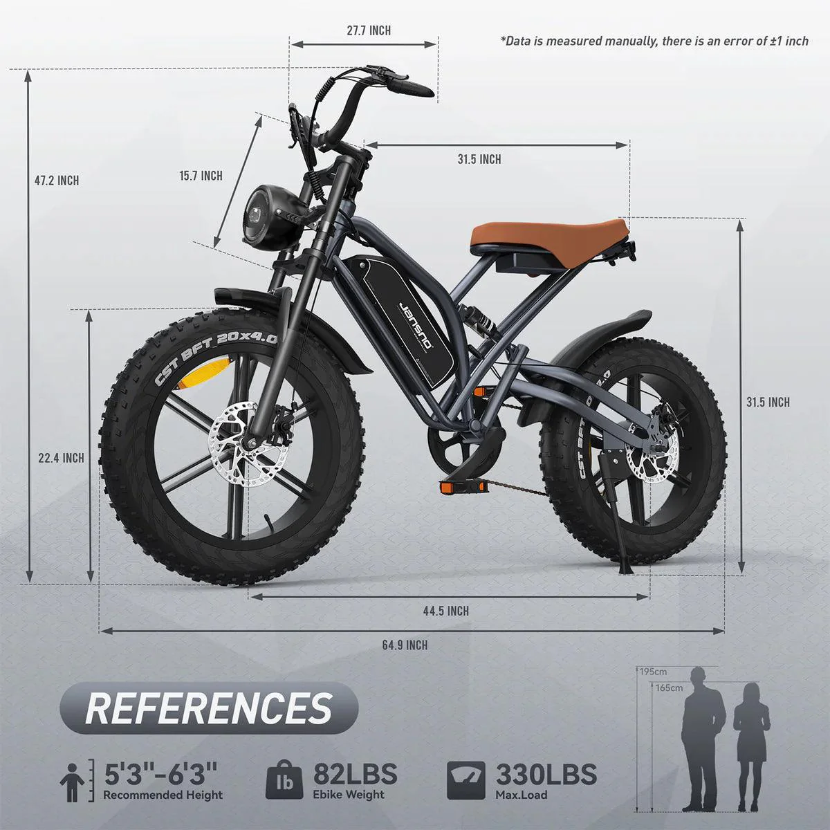 JANSNO X50 Electric Bike - Image 3