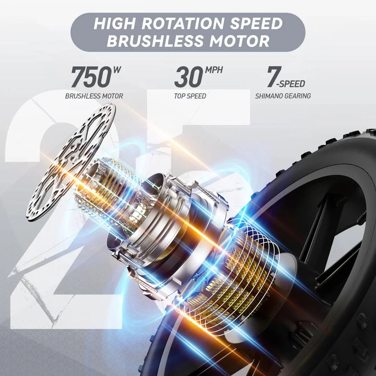 JANSNO X50 Electric Bike - Image 7