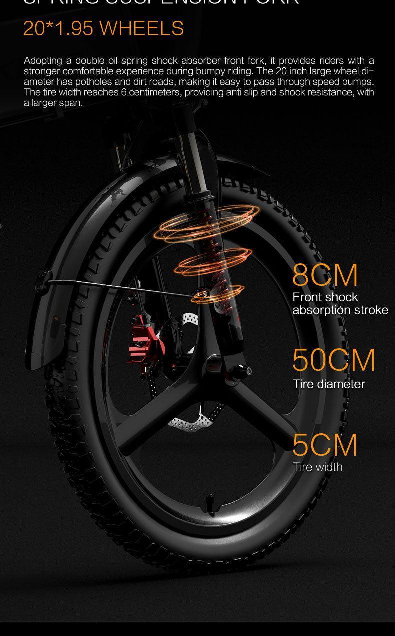 Lankeleisi G660 Folding Electric Bike - Image 9