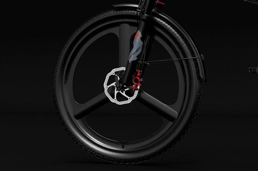 LANKELEISI XT750 Sports Version Electric Folding Bike - Image 11