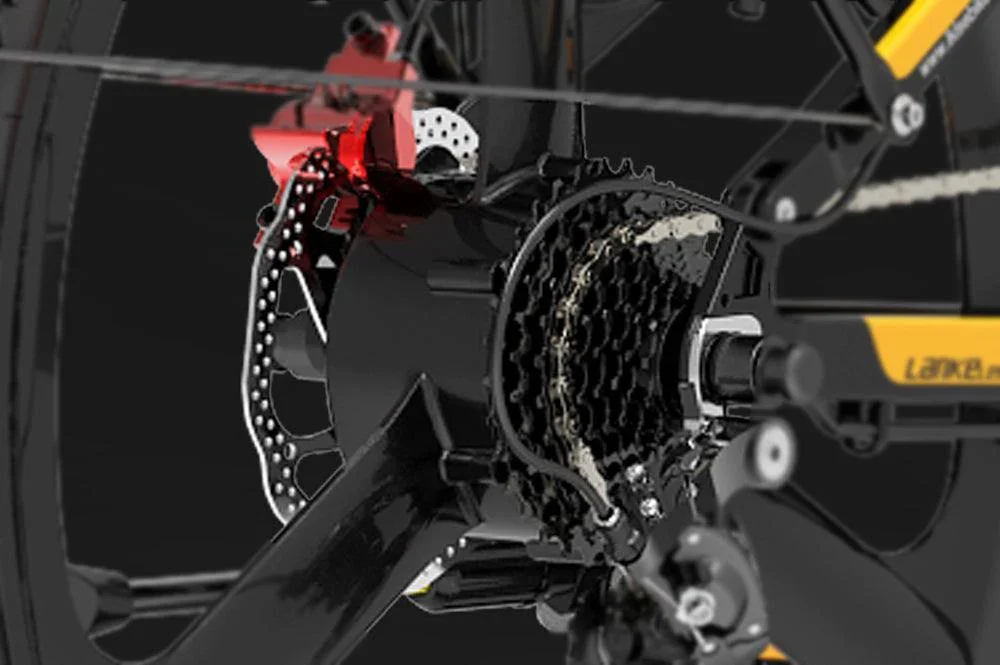 LANKELEISI XT750 Sports Version Electric Folding Bike - Image 12