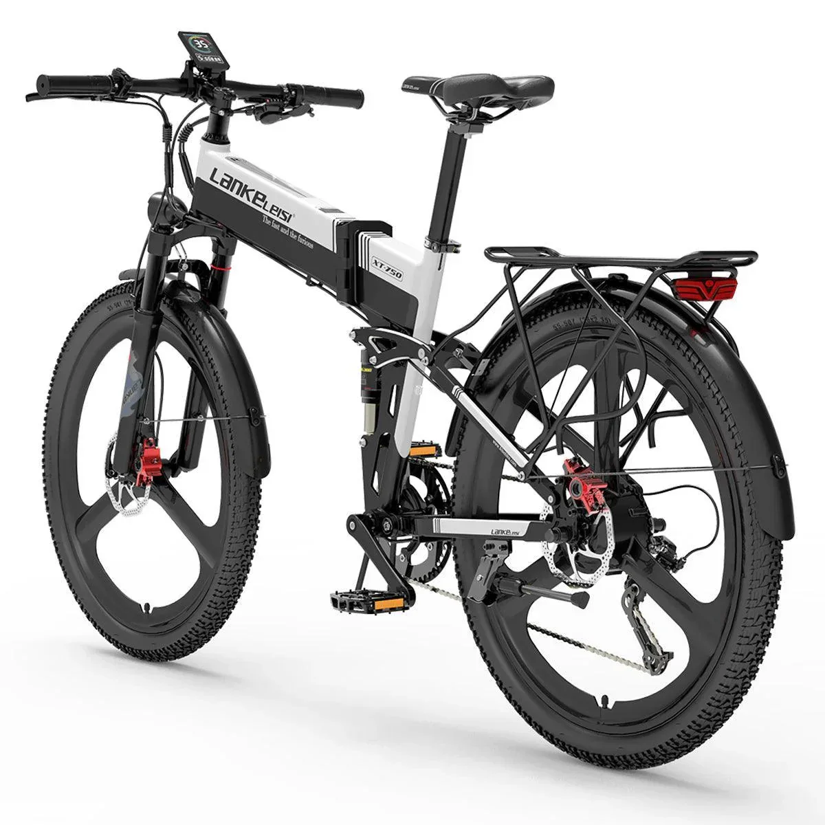 LANKELEISI XT750 Sports Version Electric Folding Bike - Image 6