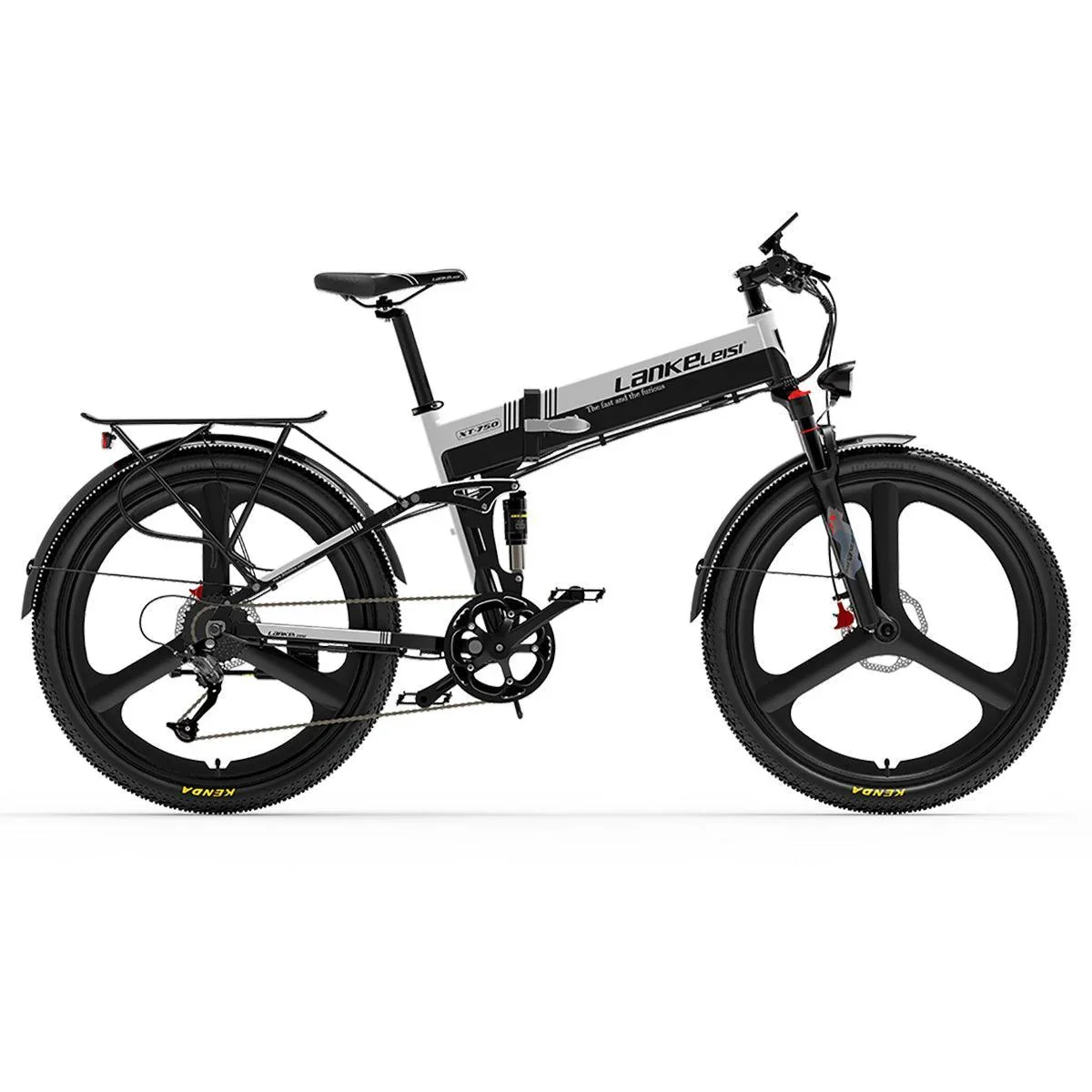 LANKELEISI XT750 Sports Version Electric Folding Bike - Image 7