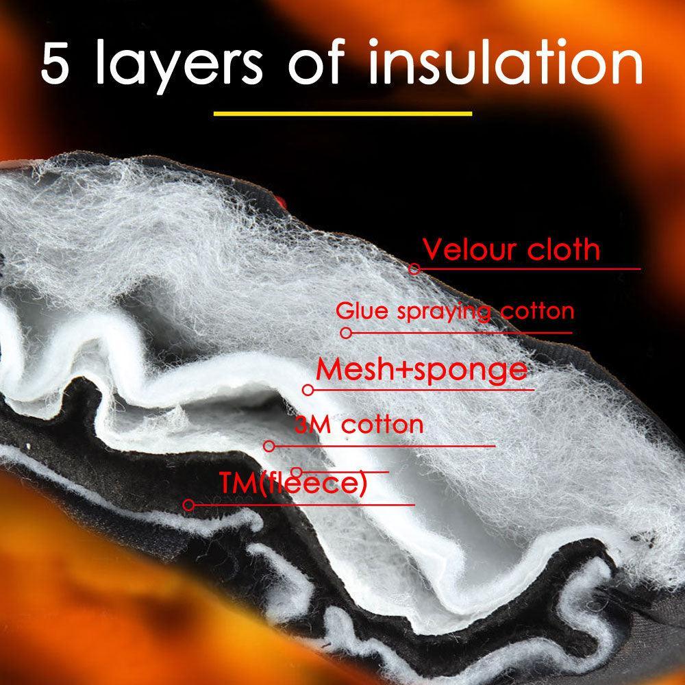 Men Winter Waterproof Cycling Gloves Outdoor Sports Running Motorcycle Ski Touch Screen Fleece Gloves Non-slip Warm Full Fingers - Image 8