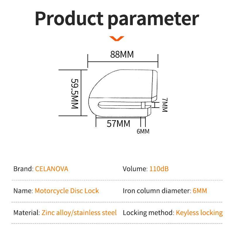 Siren Disc Lock To Prevent Thefts - Image 5