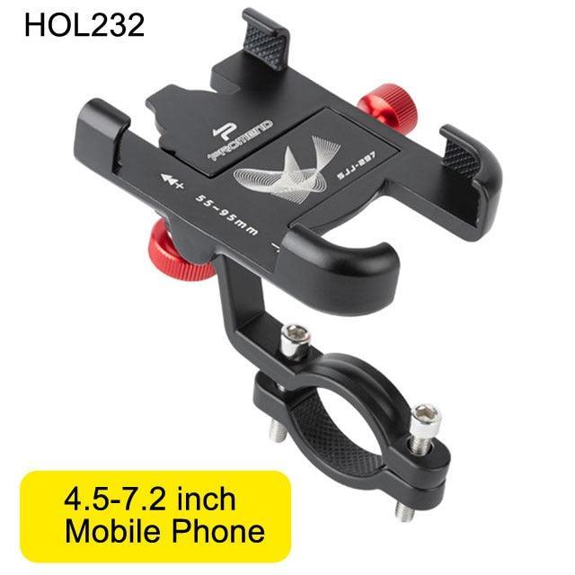 NEWBOLER MTB Phone Mount Stand Bicycle Holder 360° Rotatable Aluminum Adjustable Bike Phone Holder Non-slip Cycling Bracke - Image 10