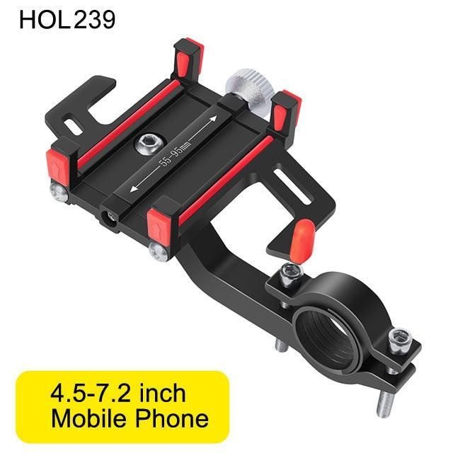 NEWBOLER MTB Phone Mount Stand Bicycle Holder 360° Rotatable Aluminum Adjustable Bike Phone Holder Non-slip Cycling Bracke - Image 12