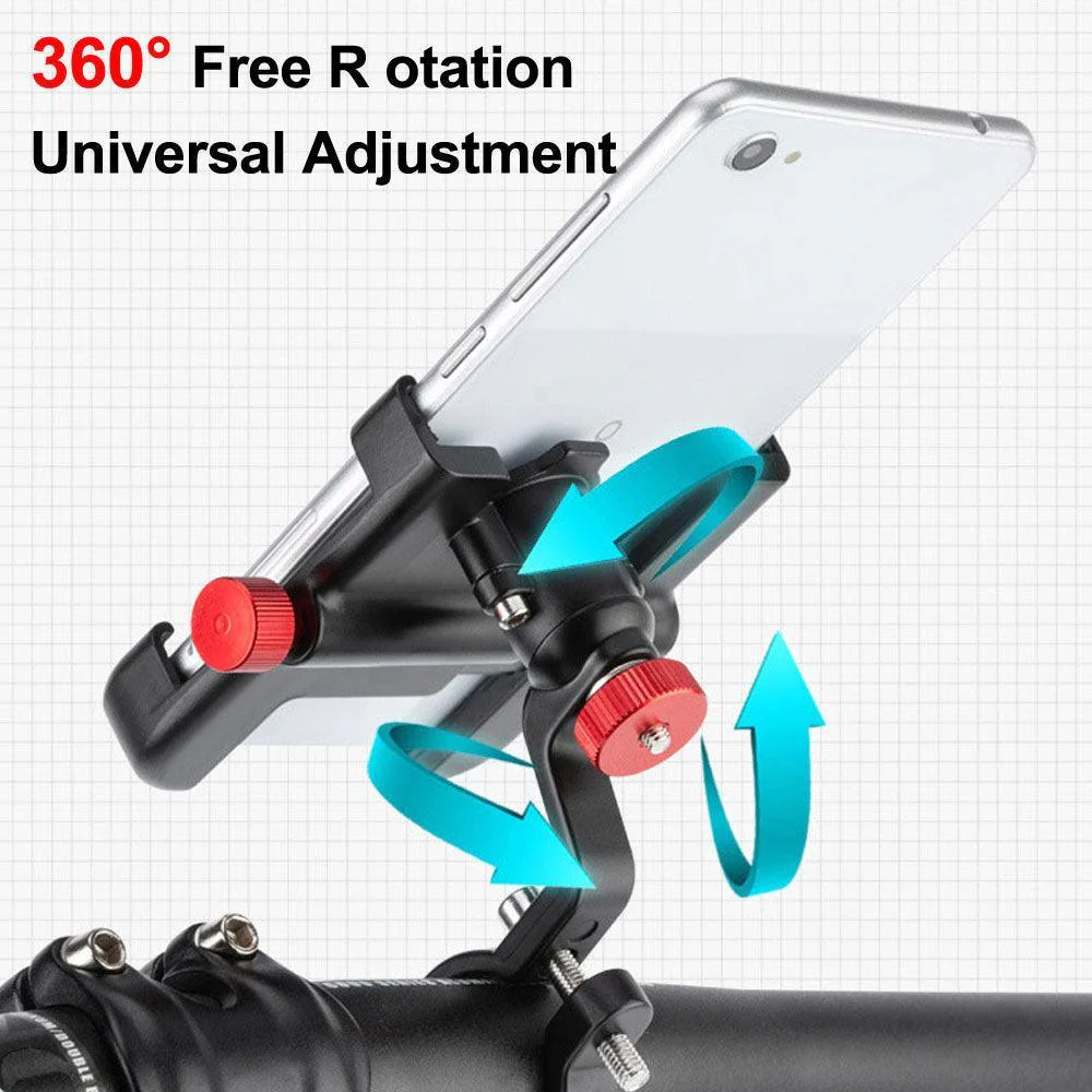 NEWBOLER MTB Phone Mount Stand Bicycle Holder 360° Rotatable Aluminum Adjustable Bike Phone Holder Non-slip Cycling Bracke - Image 14