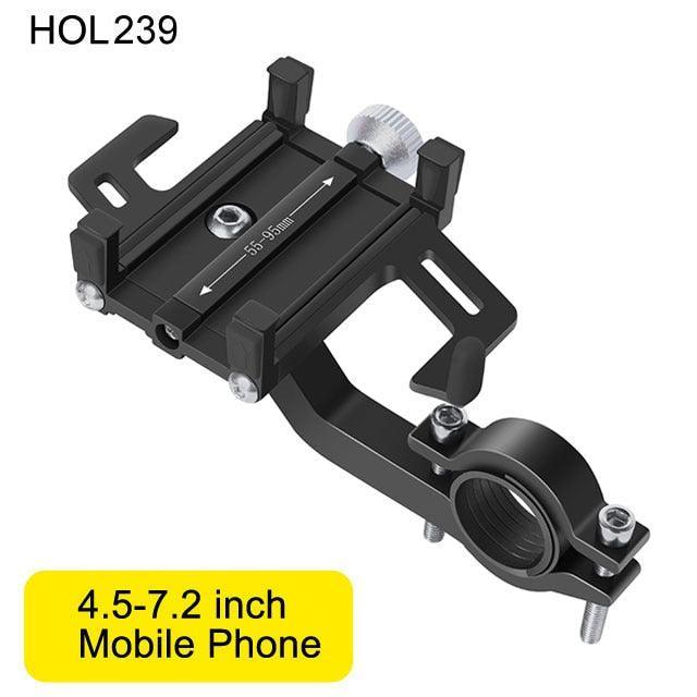 NEWBOLER MTB Phone Mount Stand Bicycle Holder 360° Rotatable Aluminum Adjustable Bike Phone Holder Non-slip Cycling Bracke - Image 5