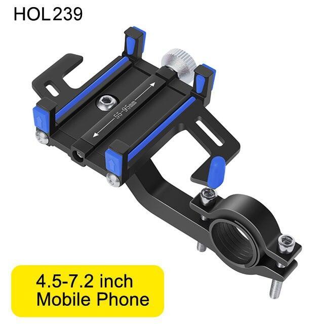 NEWBOLER MTB Phone Mount Stand Bicycle Holder 360° Rotatable Aluminum Adjustable Bike Phone Holder Non-slip Cycling Bracke - Image 7