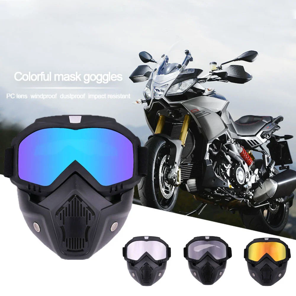 Outdoor Sport Windproof Mask Goggle Hd Bicycle Glasses Eyewear Riding Suv Summer Uv Protection Sunglasses - Image 8