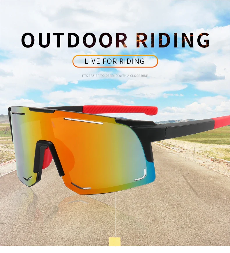 Polarized Cycling Sunglasses UV Protection Windproof Glasses For Men Women Polarized Lens Road Riding Bike Sport Glasses Eyewear - Image 7