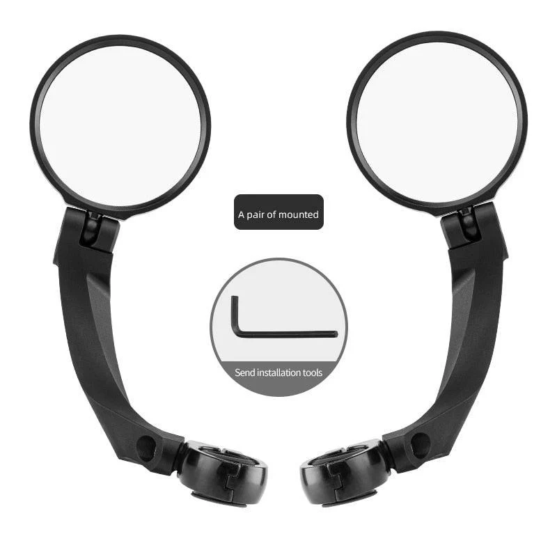 ROCKBROS Bicycle Mirror Handlebar Rear View Mirror - Image 4