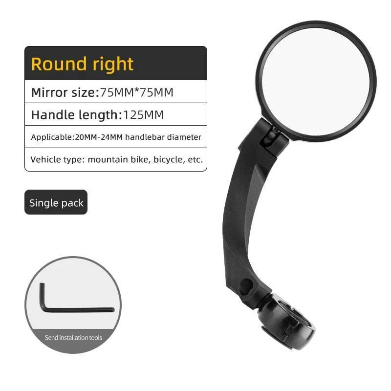 ROCKBROS Bicycle Mirror Handlebar Rear View Mirror - Image 6
