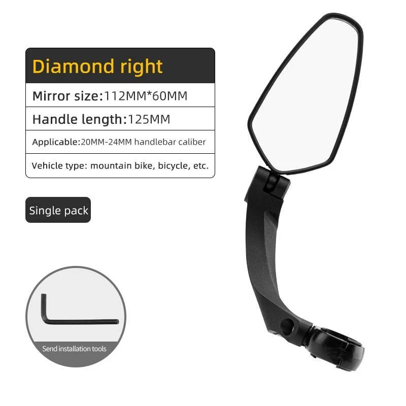 ROCKBROS Bicycle Mirror Handlebar Rear View Mirror - Image 7