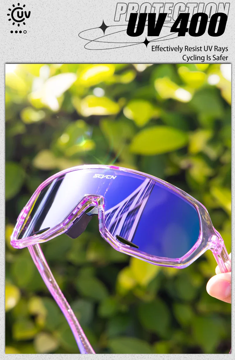 SCVCN New Outdoor Cycling Glasses Bike Sunglasses Men UV400 Eyewear Sports MTB Goggles Bicycle Women Riding Hiking Sunglasses - Image 10