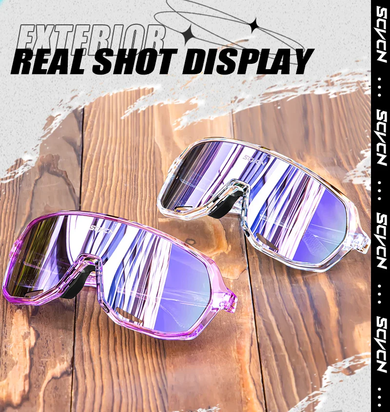 SCVCN New Outdoor Cycling Glasses Bike Sunglasses Men UV400 Eyewear Sports MTB Goggles Bicycle Women Riding Hiking Sunglasses - Image 14