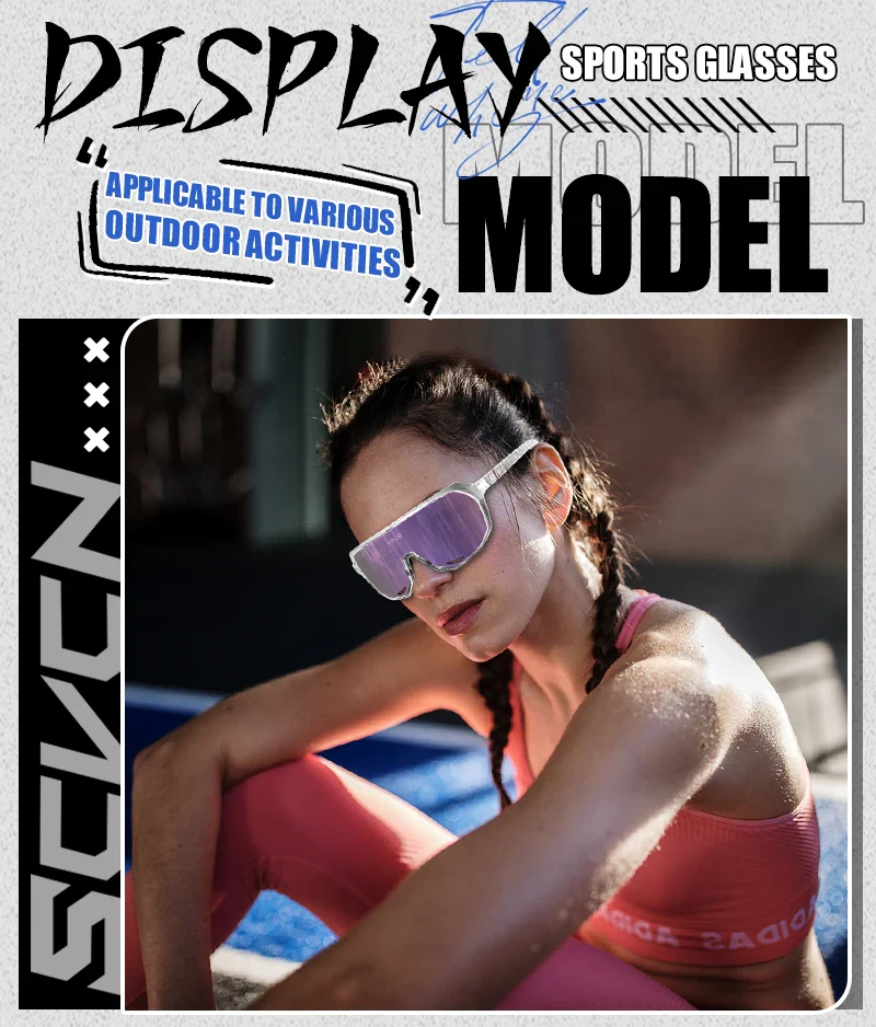 SCVCN New Outdoor Cycling Glasses Bike Sunglasses Men UV400 Eyewear Sports MTB Goggles Bicycle Women Riding Hiking Sunglasses - Image 17