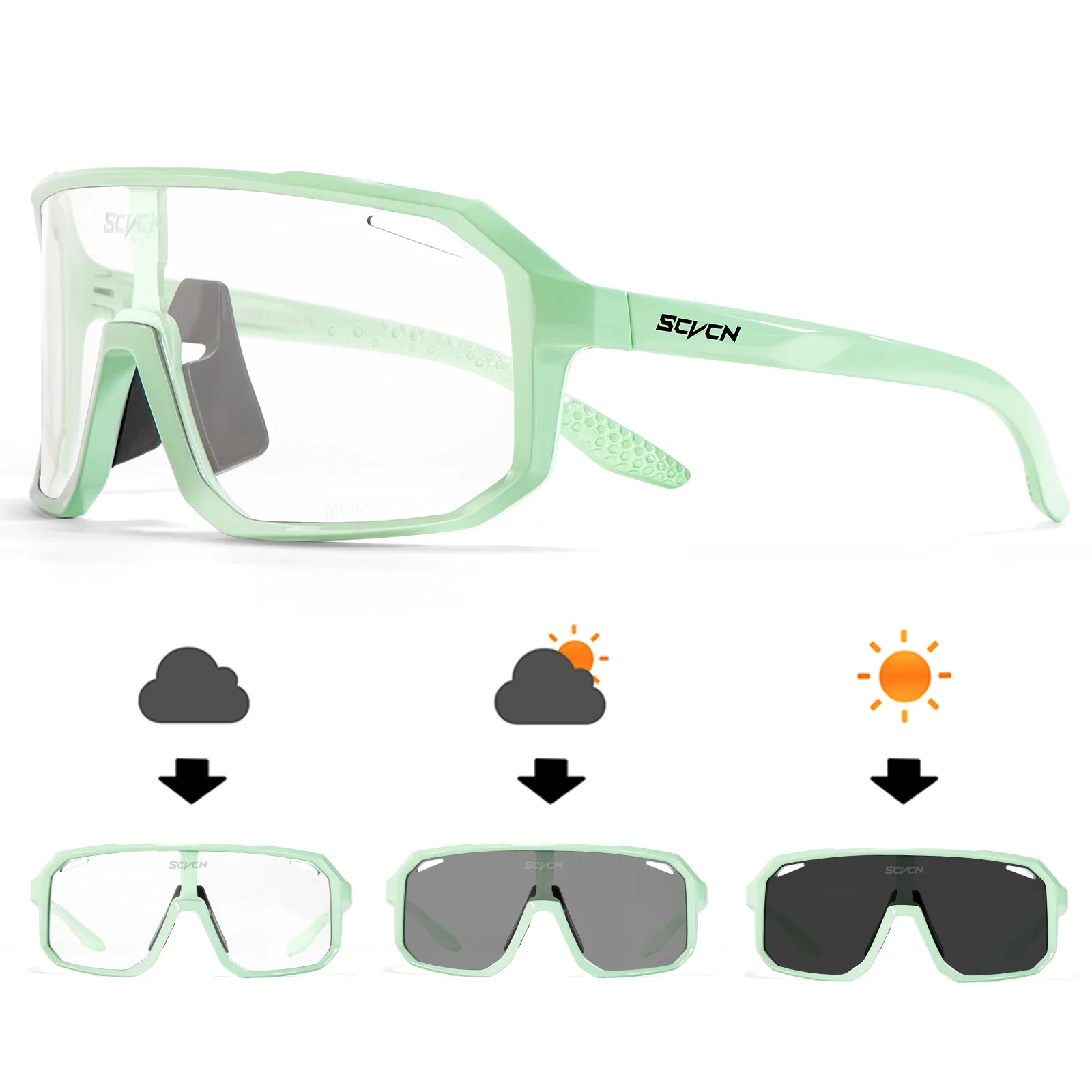 SCVCN New Outdoor Cycling Glasses Bike Sunglasses Men UV400 Eyewear Sports MTB Goggles Bicycle Women Riding Hiking Sunglasses - Image 22