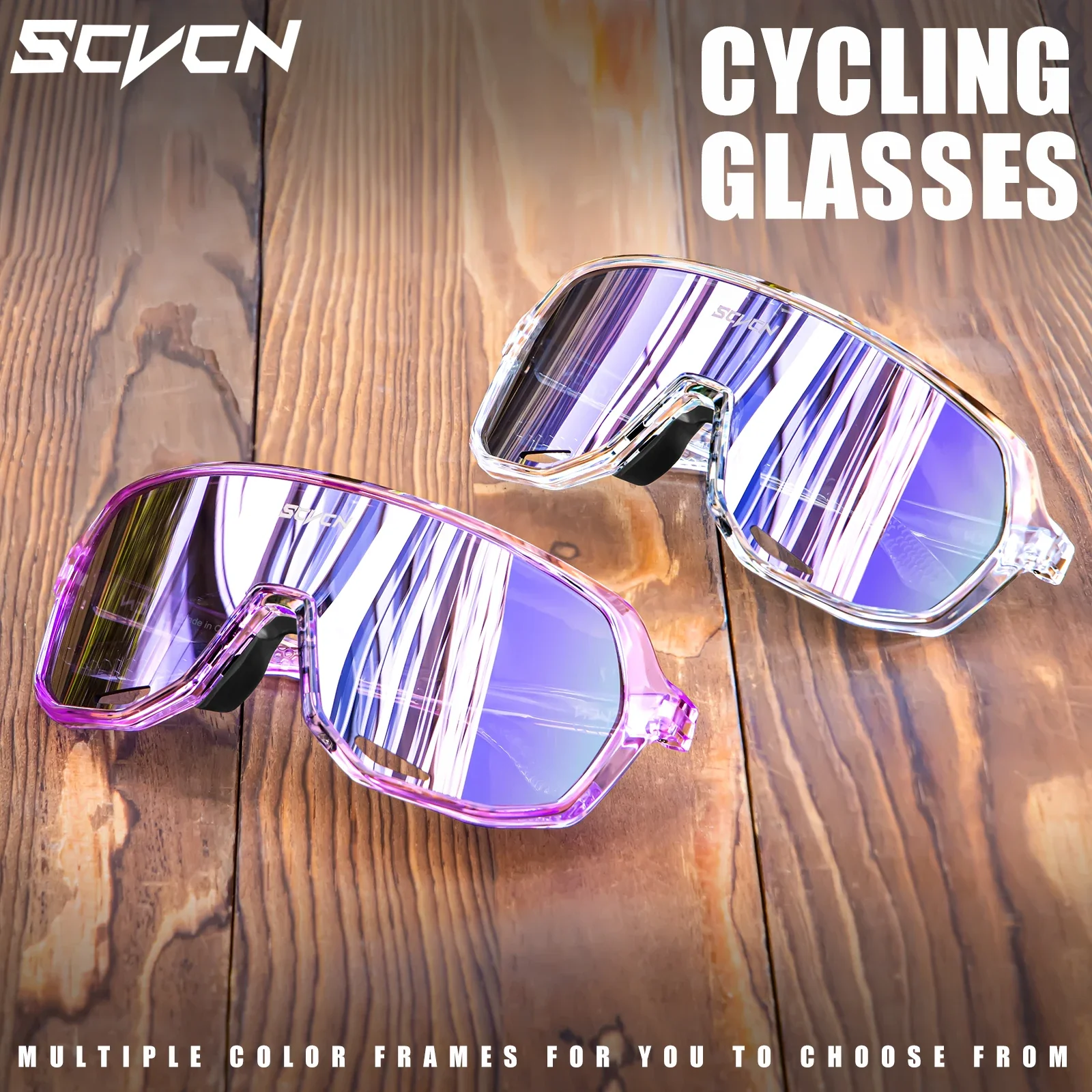 SCVCN New Outdoor Cycling Glasses Bike Sunglasses Men UV400 Eyewear Sports MTB Goggles Bicycle Women Riding Hiking Sunglasses - Image 5