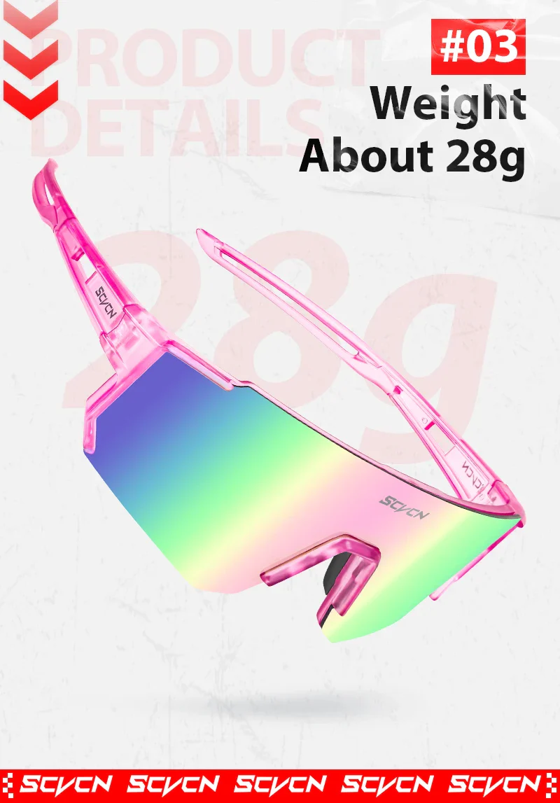 SCVCN new Outdoor Cycling Sunglasses Men MTB Bike Glasses  Sports Mountain Climbing fishing Women Bicycle Cycling UV400 Goggles - Image 13