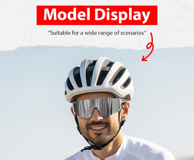 SCVCN new Outdoor Cycling Sunglasses Men MTB Bike Glasses  Sports Mountain Climbing fishing Women Bicycle Cycling UV400 Goggles - Image 16