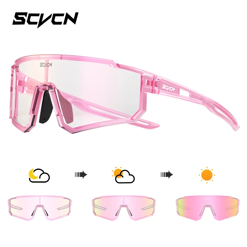 SCVCN new Outdoor Cycling Sunglasses Men MTB Bike Glasses  Sports Mountain Climbing fishing Women Bicycle Cycling UV400 Goggles - Image 20