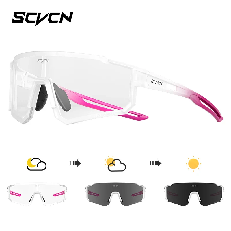 SCVCN new Outdoor Cycling Sunglasses Men MTB Bike Glasses  Sports Mountain Climbing fishing Women Bicycle Cycling UV400 Goggles - Image 22