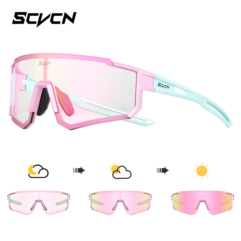 SCVCN new Outdoor Cycling Sunglasses Men MTB Bike Glasses  Sports Mountain Climbing fishing Women Bicycle Cycling UV400 Goggles - Image 23