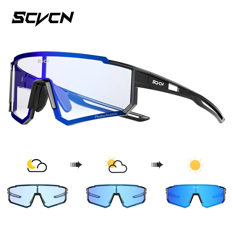 SCVCN new Outdoor Cycling Sunglasses Men MTB Bike Glasses  Sports Mountain Climbing fishing Women Bicycle Cycling UV400 Goggles - Image 24