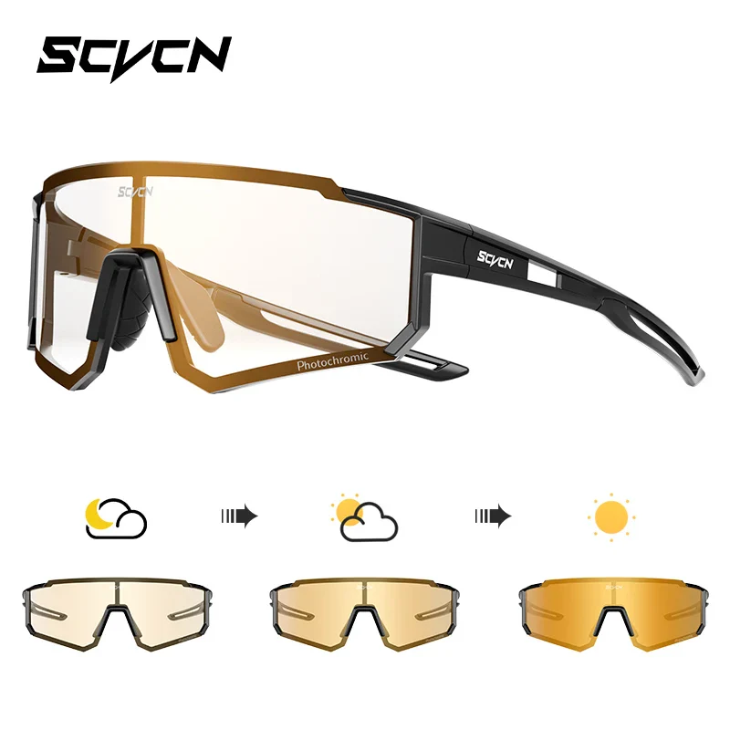 SCVCN new Outdoor Cycling Sunglasses Men MTB Bike Glasses  Sports Mountain Climbing fishing Women Bicycle Cycling UV400 Goggles - Image 25