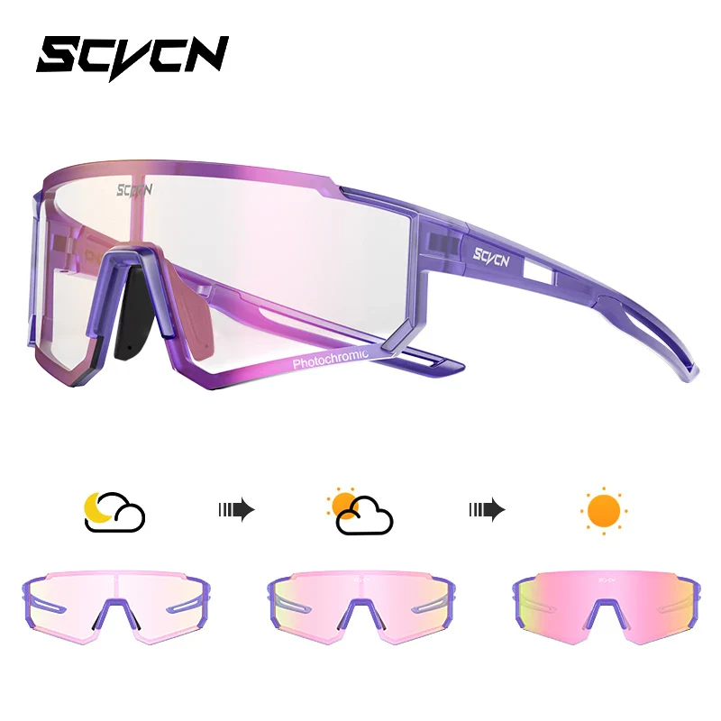 SCVCN new Outdoor Cycling Sunglasses Men MTB Bike Glasses  Sports Mountain Climbing fishing Women Bicycle Cycling UV400 Goggles - Image 30