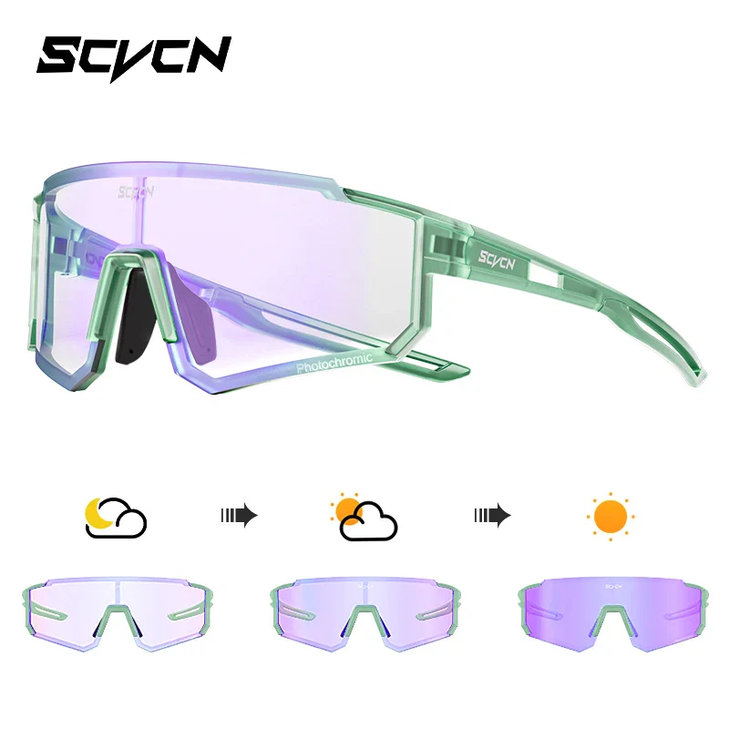 SCVCN new Outdoor Cycling Sunglasses Men MTB Bike Glasses  Sports Mountain Climbing fishing Women Bicycle Cycling UV400 Goggles - Image 37