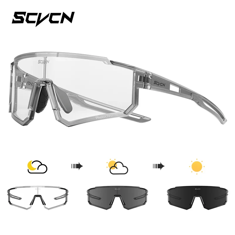 SCVCN new Outdoor Cycling Sunglasses Men MTB Bike Glasses  Sports Mountain Climbing fishing Women Bicycle Cycling UV400 Goggles - Image 39