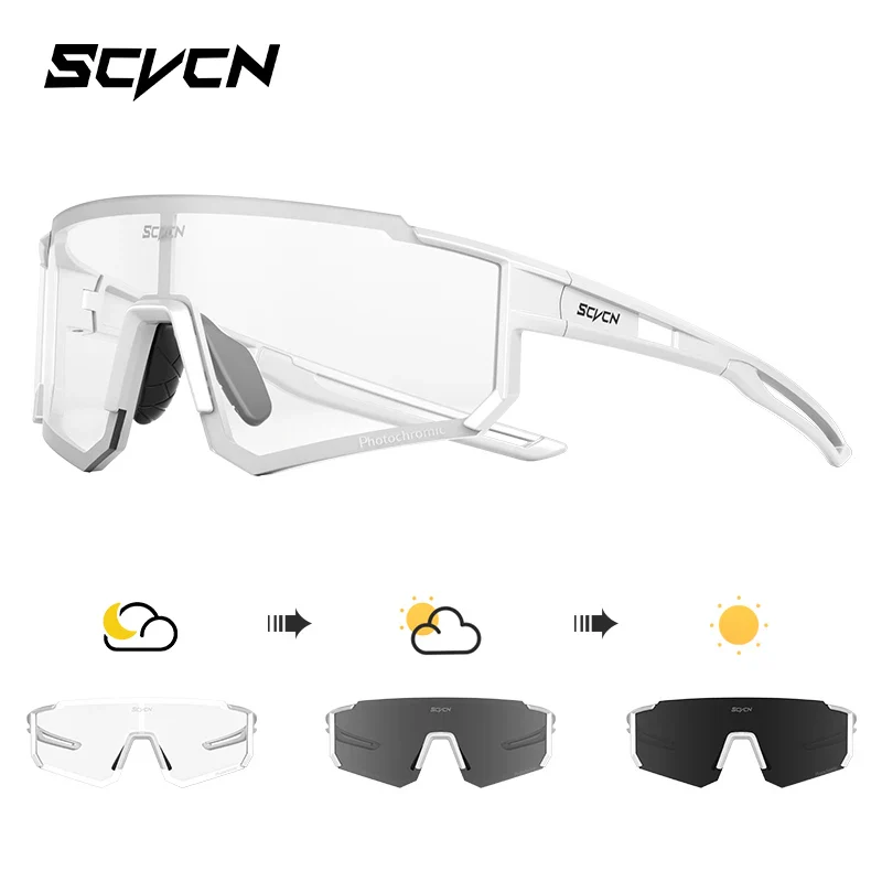 SCVCN new Outdoor Cycling Sunglasses Men MTB Bike Glasses  Sports Mountain Climbing fishing Women Bicycle Cycling UV400 Goggles - Image 43