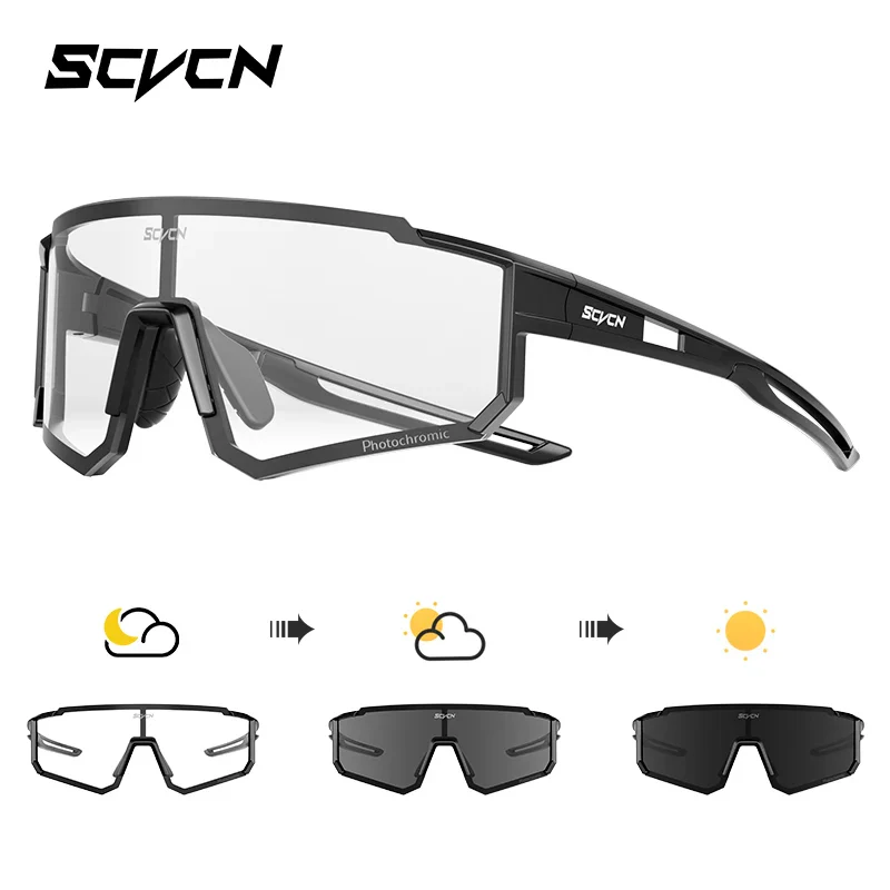 SCVCN new Outdoor Cycling Sunglasses Men MTB Bike Glasses  Sports Mountain Climbing fishing Women Bicycle Cycling UV400 Goggles - Image 44