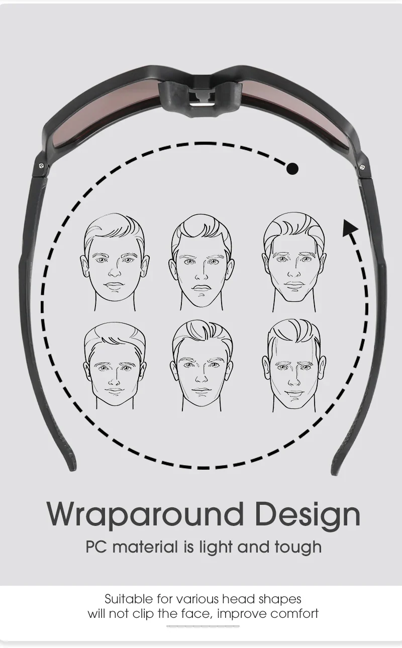 SCVCN Sports Men UV400 Sunglasses Cycling Glasses Runing Cycl Camp Bike Eyewear MTB Outdoor Goggles Bicycle Women Hunting - Image 11